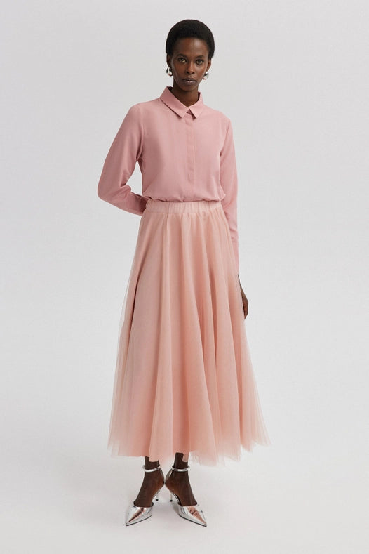 Full Tulle Skirt-Skirt-Touché-36-Pink-Urbanheer