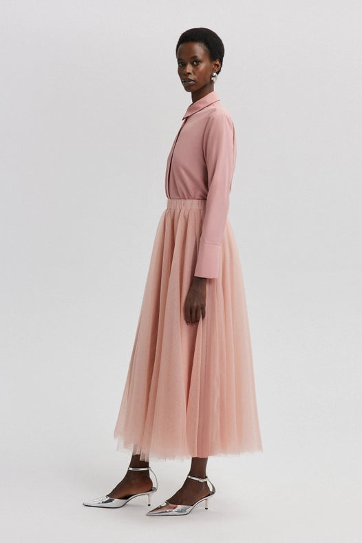 Full Tulle Skirt-Skirt-Touché-36-Pink-Urbanheer