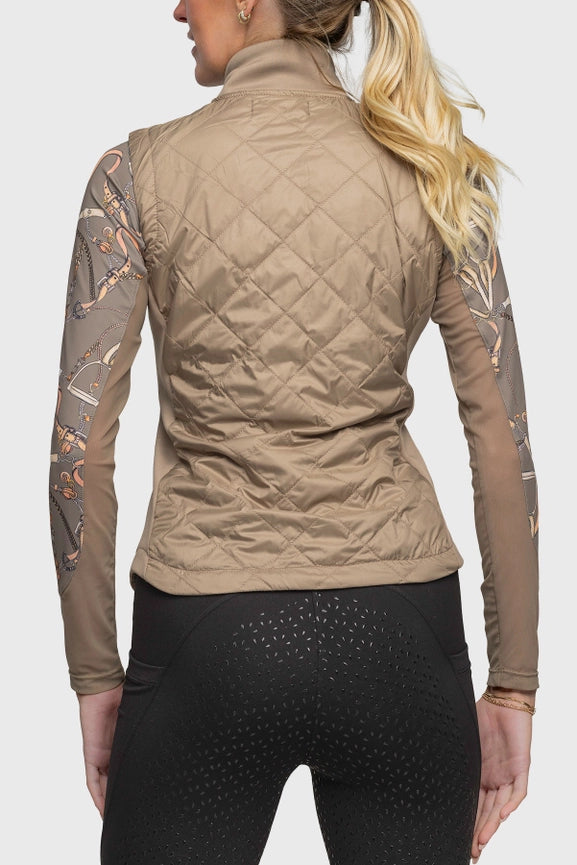 Full Zip Desert Quilted Vest-Vest-Kastel Denmark-XXS-Urbanheer