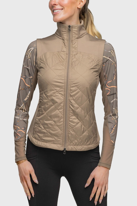 Full Zip Desert Quilted Vest-Vest-Kastel Denmark-XXS-Urbanheer