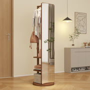 Full-body mirror, solid wood + rubber wood + glass, 19.6*68.8in(mirror width:15.7in) Large mirror-UH Decor-Default-Urbanheer
