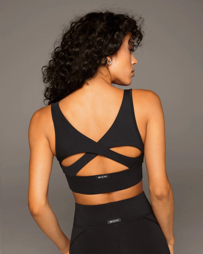 Fuse Longline Bra-Bra-MICHI-XL-Black-Urbanheer