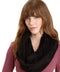 Fuzzy Knit Infinity Scarf