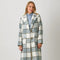 Fuzzy Plaid Long Coat Ivory Mix-Coat-Mystree-S-Ivory Mix-Urbanheer