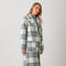 Fuzzy Plaid Long Coat Ivory Mix-Coat-Mystree-S-Ivory Mix-Urbanheer