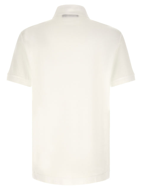 Dolce & Gabbana Logo Plate Polo Shirt