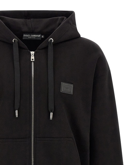 Dolce & Gabbana Logo Plaque Hoodie