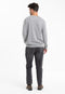 GABI 5 Pull double col rond bicolore en cachemire gris/jaune-col rond homme-Studio Cashmere8-L-SC8-00836-gris clair/jaune moutarde-Urbanheer