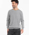 GABI 5 Pull double col rond bicolore en cachemire gris/jaune-col rond homme-Studio Cashmere8-L-SC8-00836-gris clair/jaune moutarde-Urbanheer