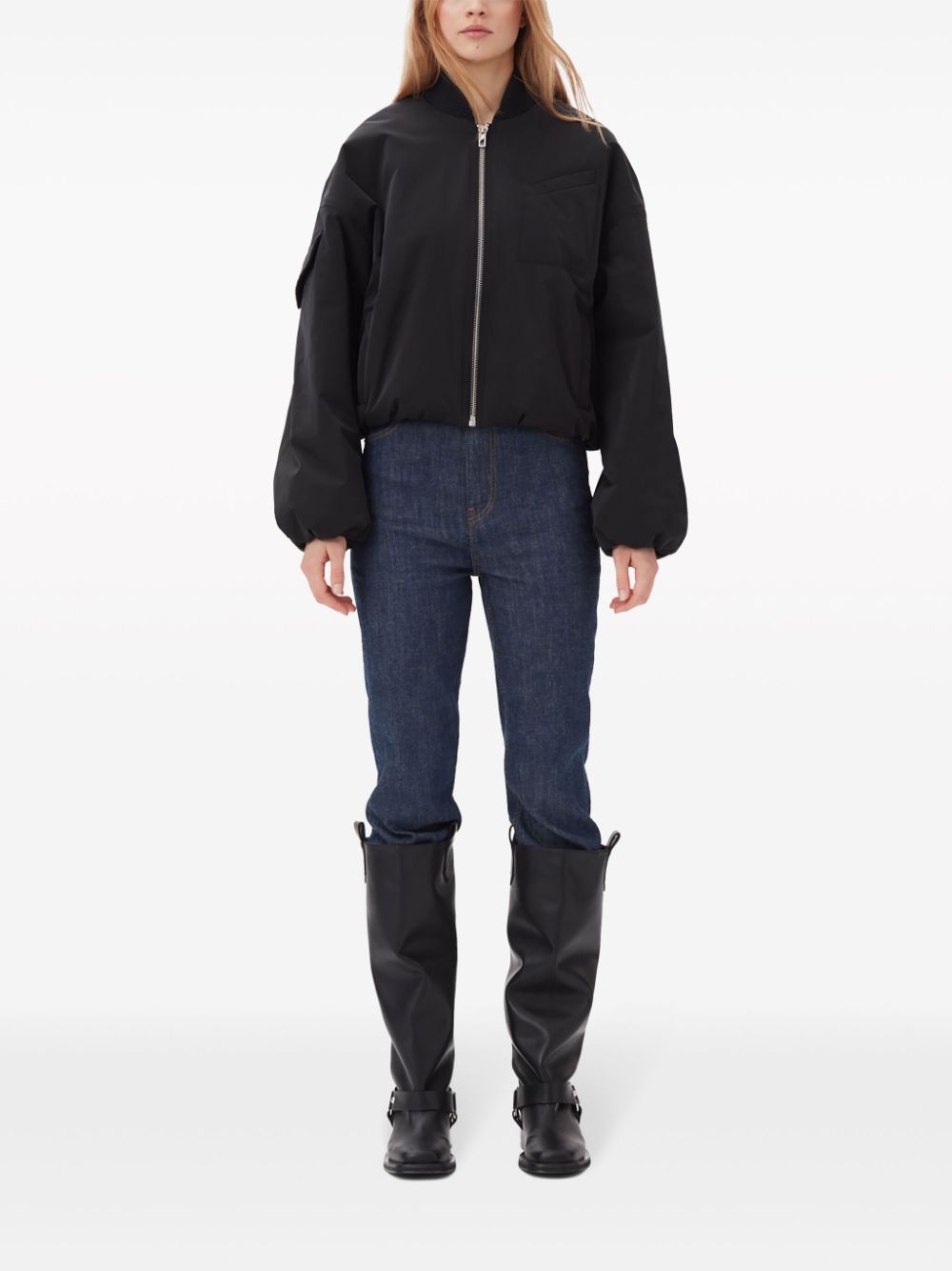 GANNI Coats Black-Jackets-Ganni-L-XL-Urbanheer