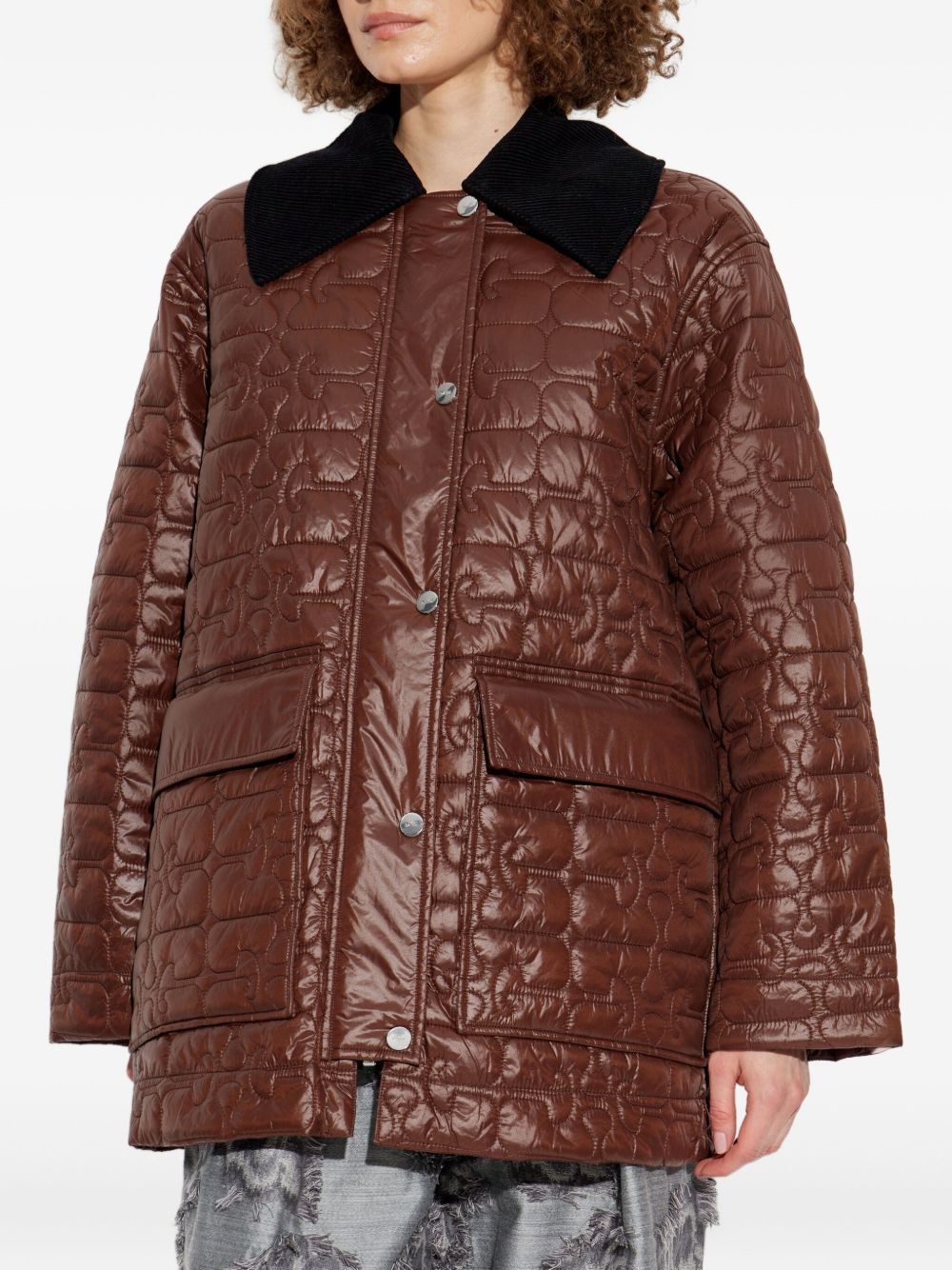 GANNI Jackets Brown