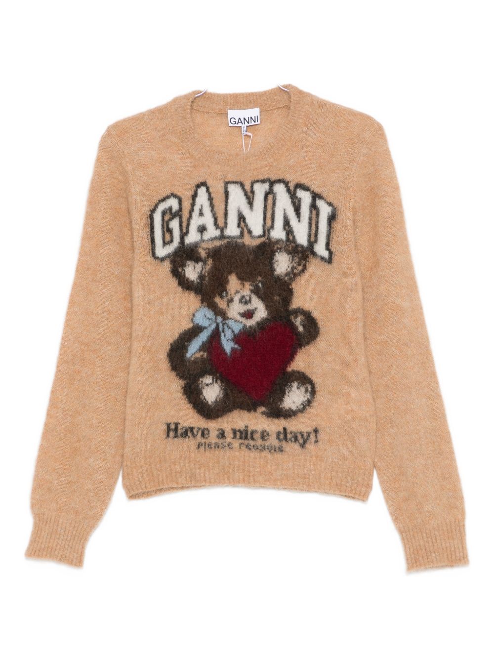 GANNI Sweaters Camel