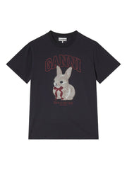 GANNI T-shirts and Polos Black