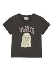 GANNI T-shirts and Polos Grey