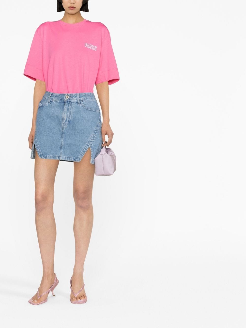 GANNI T-shirts and Polos Pink-Topwear-Ganni-M-Urbanheer