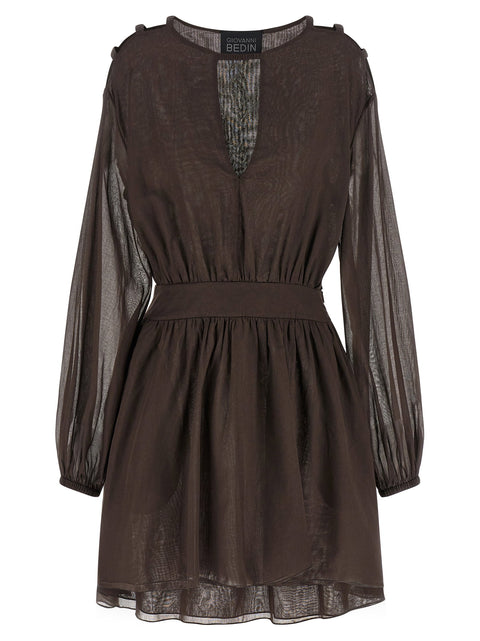 Giovanni Bedin Cotton Muslin Dress