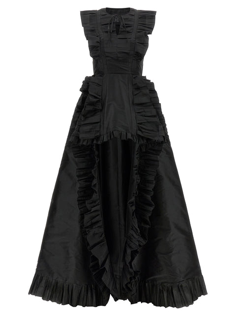 Giovanni Bedin Ruffle Train Dress