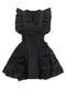 Giovanni Bedin Black Ruffle Dress