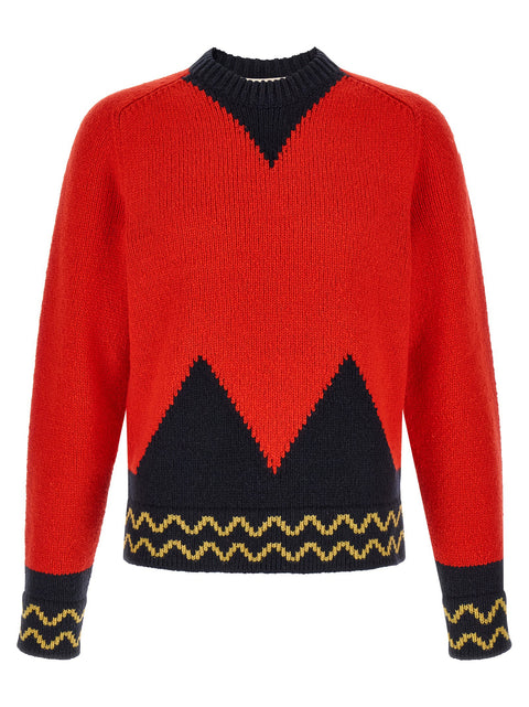 Marni Geometric Intarsia Sweater