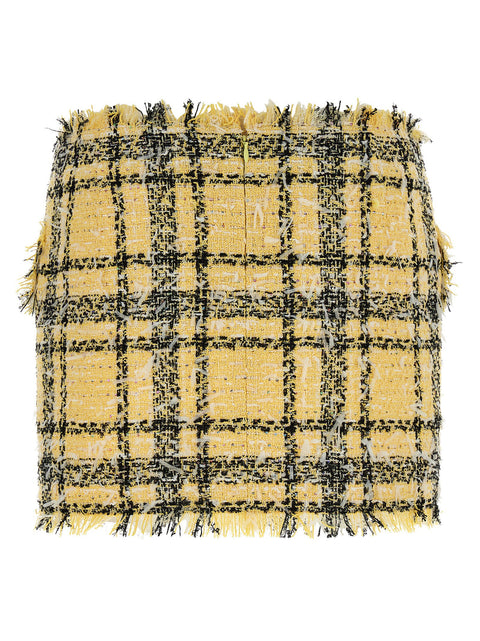 Balmain Lurex Tweed Skirt
