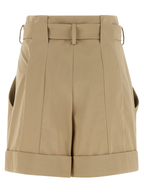 Balmain Anthem Buckle Shorts