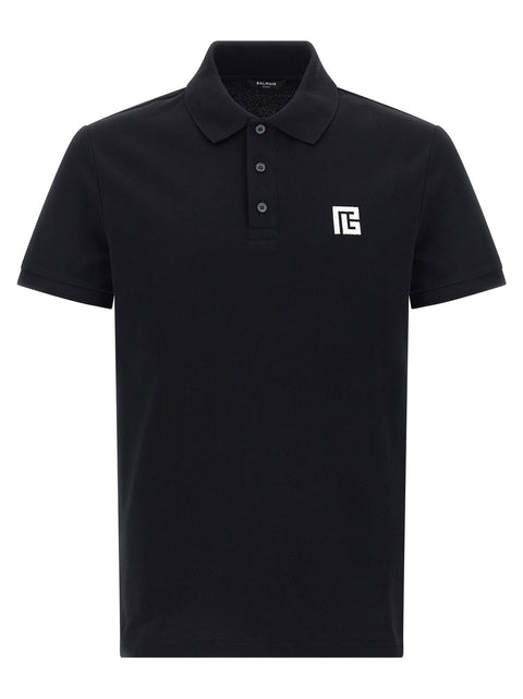 Balmain Embroidery Polo Shirt