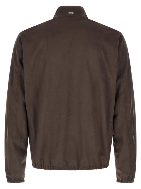 Herno Suede Effect Jacket