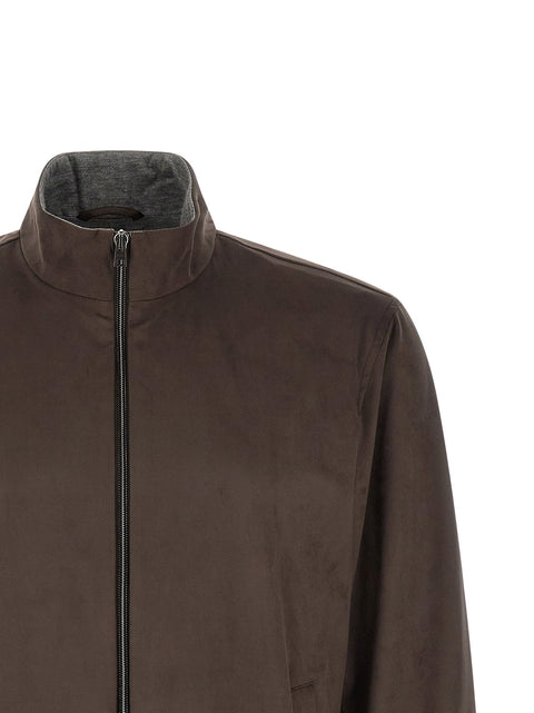 Herno Suede Effect Jacket