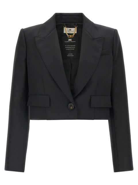 Elisabetta Franchi Cropped Blazer