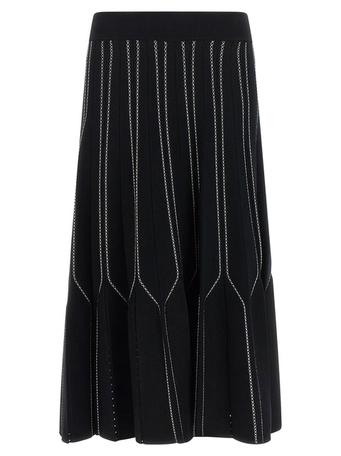 Elisabetta Franchi Origami Knit Skirt