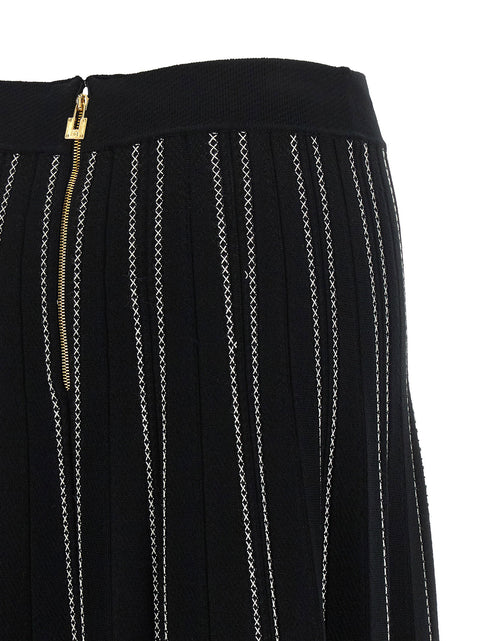 Elisabetta Franchi Origami Knit Skirt