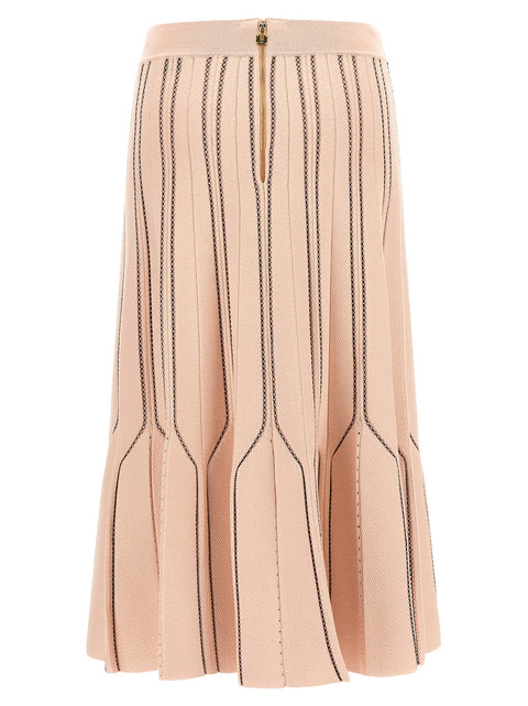 Elisabetta Franchi Origami Knit Skirt