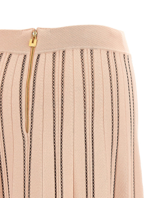 Elisabetta Franchi Origami Knit Skirt