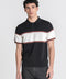 Black Block Knit Polo