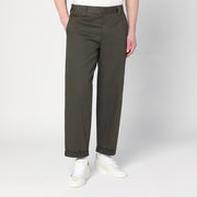 Golden Goose Dark green cotton-blend trousers-Trousers-Golden Goose-50-Urbanheer