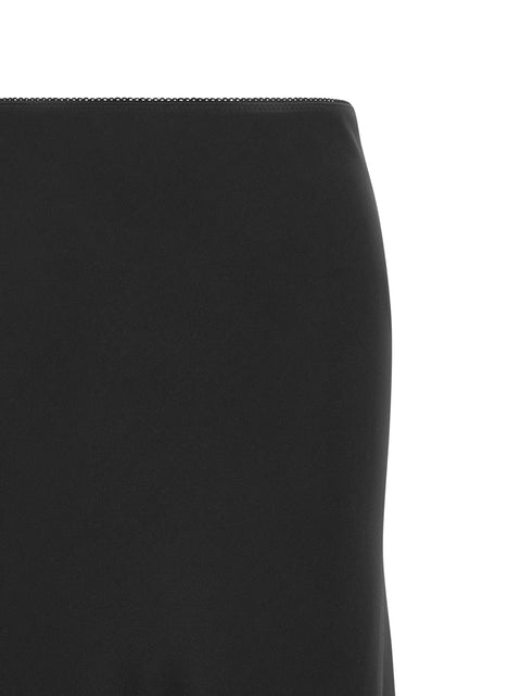 Fabiana Filippi Shiny Satin Enver Skirt