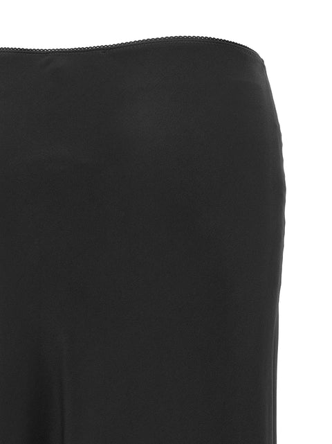 Fabiana Filippi Shiny Satin Enver Skirt