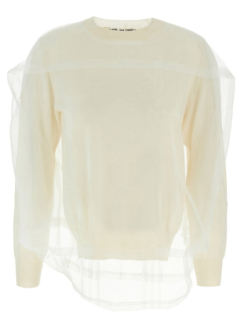 Comme Des Garcons Tulle Sweater