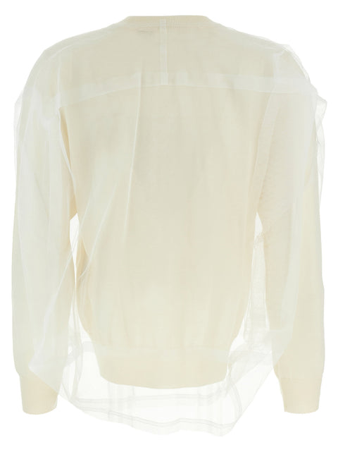 Comme Des Garcons Tulle Sweater