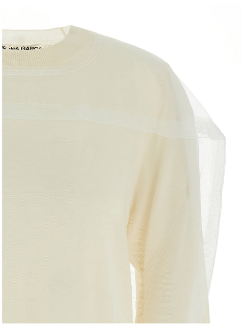 Comme Des Garcons Tulle Sweater