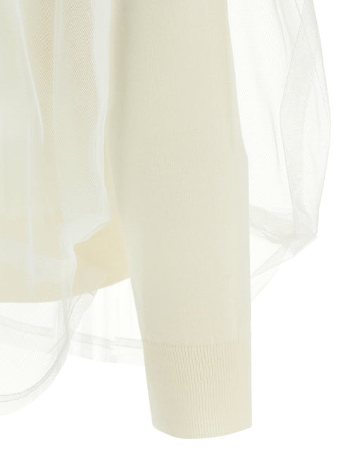 Comme Des Garcons Tulle Sweater