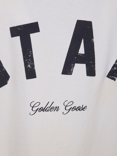 GOLDEN GOOSE T-shirts and Polos WHITE