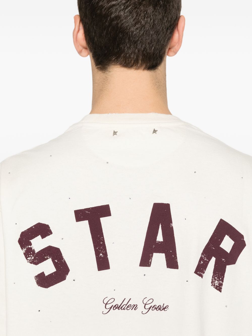 GOLDEN GOOSE T-shirts and Polos WHITE