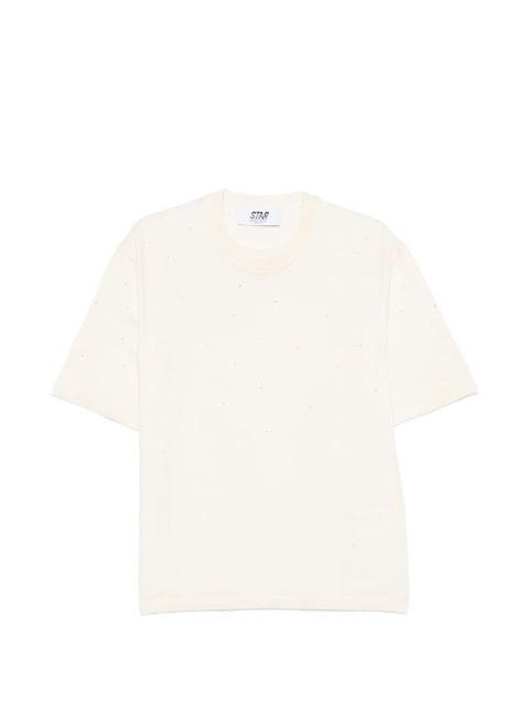 GOLDEN GOOSE T-shirts and Polos WHITE