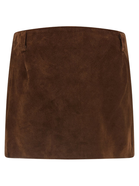 Marni Leather Skirt