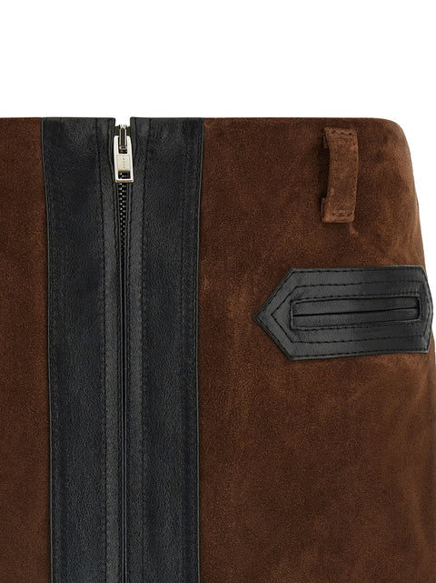 Marni Leather Skirt