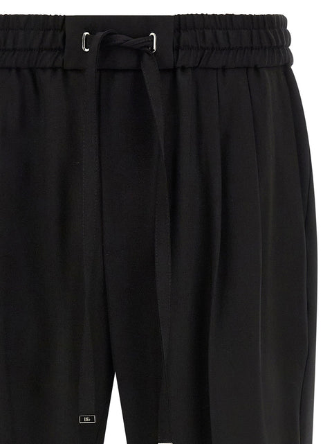 Dolce & Gabbana Wool Gabardine Joggers