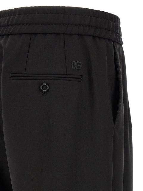 Dolce & Gabbana Wool Gabardine Joggers