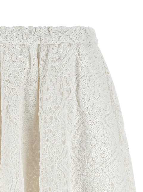 Comme Des Garcons Macramé Skirt