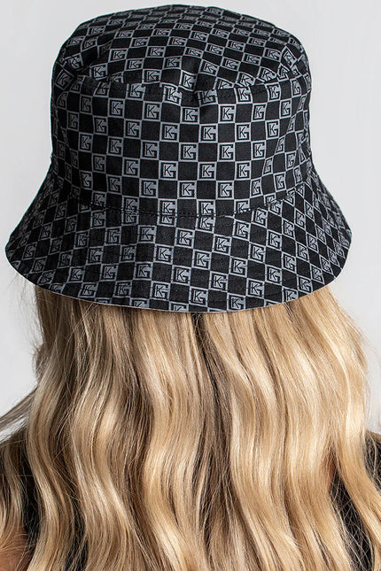 GREY CLONE BUCKET HAT BLACK-Hat-Gianni Kavanagh-100% Cotton-Urbanheer